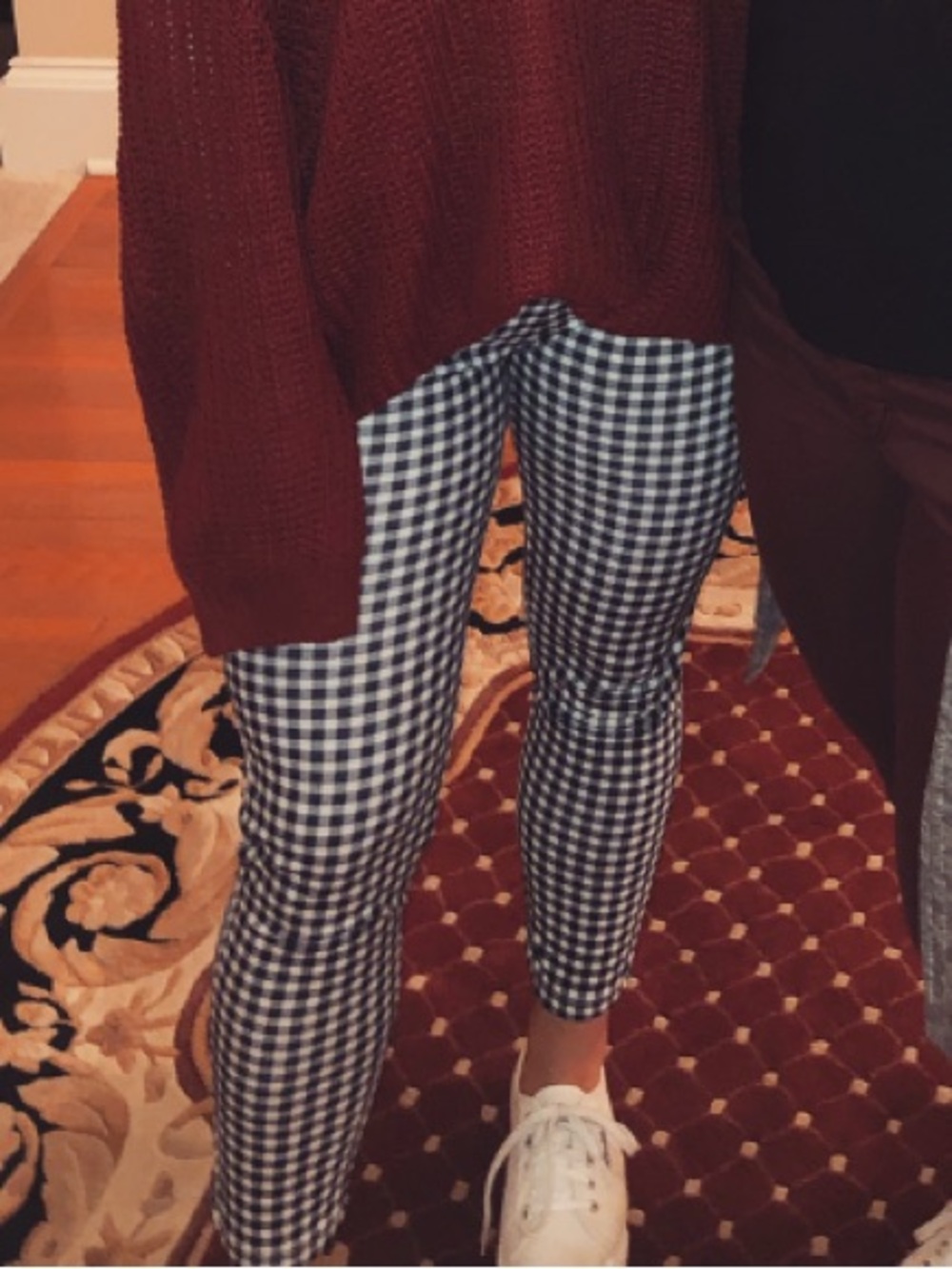 Whitefox Black and White Gingham Pants